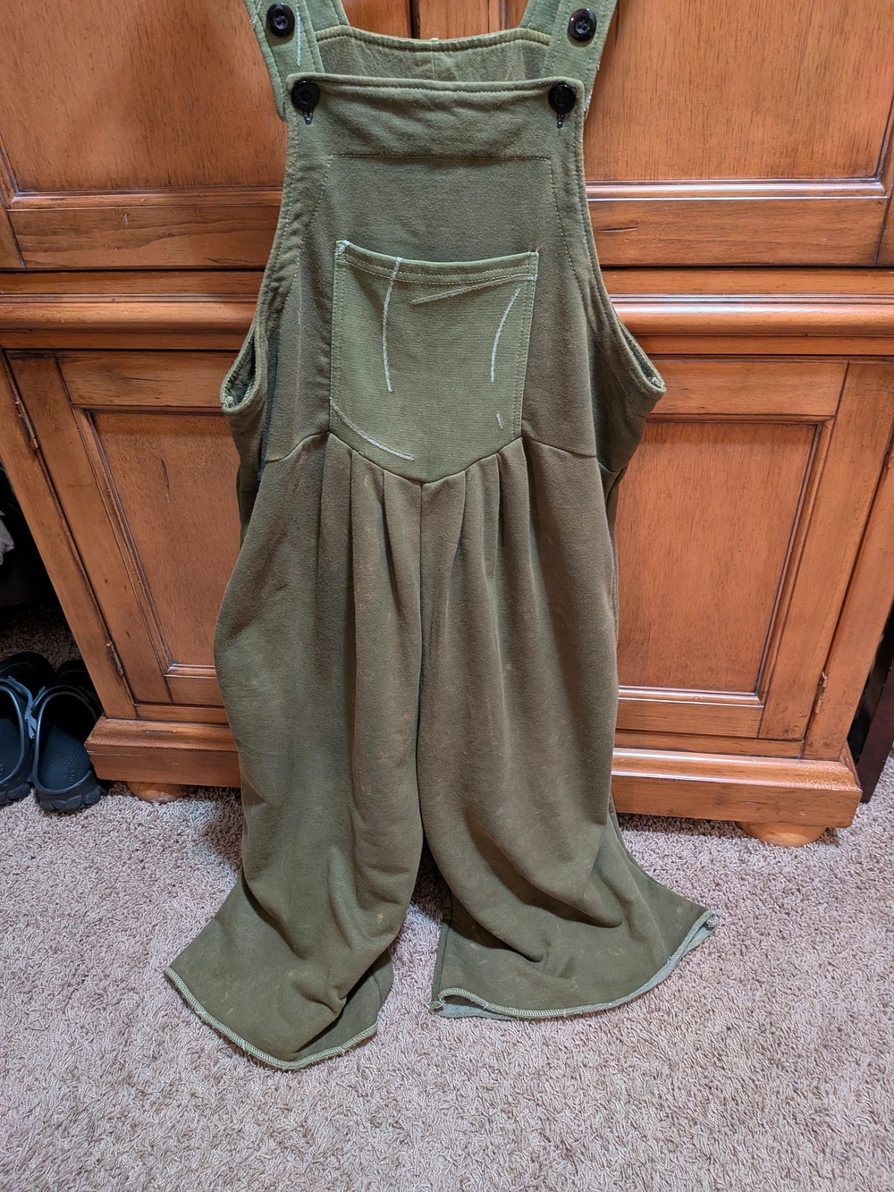 Olive Green Women’s Overalls Jumpsuit